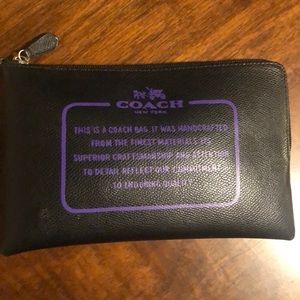 Reversible COACH Tote w/ Matching Clutch